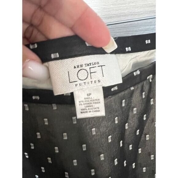 NWOT Ann Taylor LOFT Chiffon Tulip Skirt 6P - Picture 4 of 7